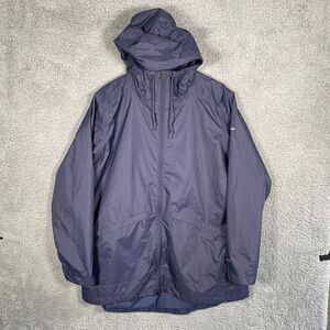 Columbia Womens Arcadia Hooded Windbreaker Jacket 1X Purple